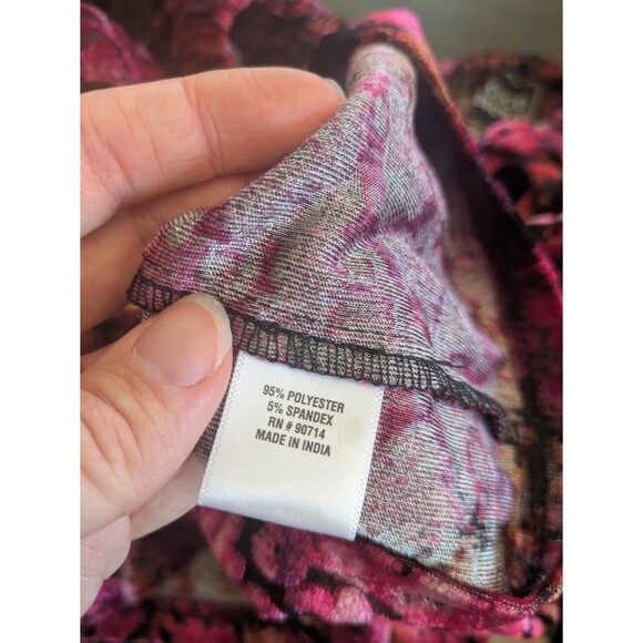 Coco Bianco Burnout Velvet Top Off Shoulder Gathered Sleeve Peasant Boho Medium - Picture 6 of 10